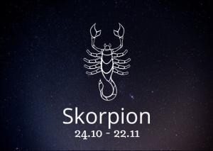 Sternzeichen Skorpion mit Geburtsdatum