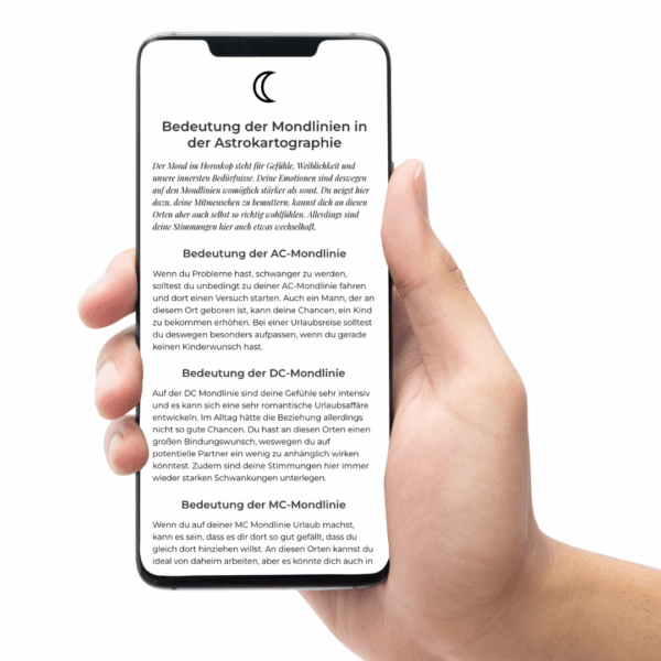 Horoskop Mockup Astrokartographie Smartphone