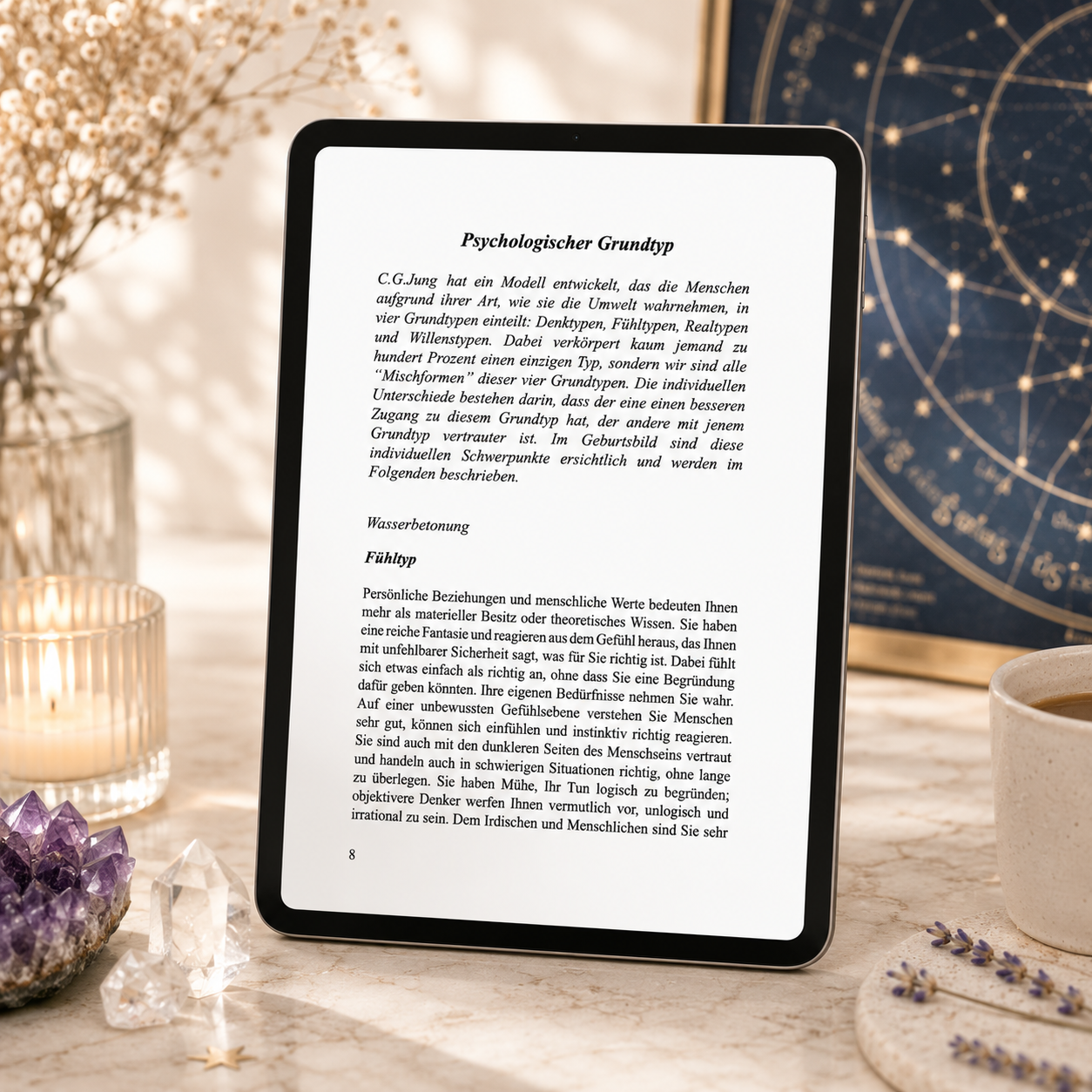 Persönliches Horoskop detailliert als E-Book